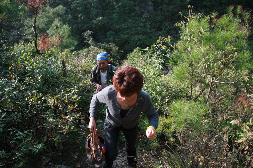 天台驴友俱乐部一周年重走九龙潭
