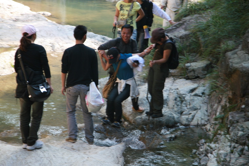 天台驴友俱乐部一周年重走九龙潭