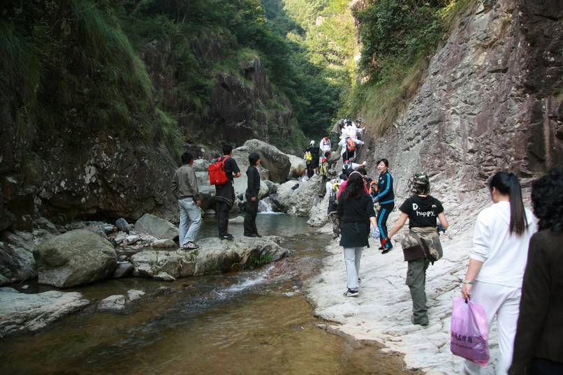 天台驴友俱乐部一周年重走九龙潭