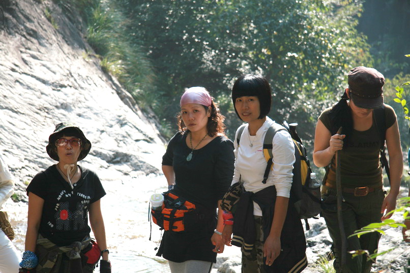 天台驴友俱乐部一周年重走九龙潭