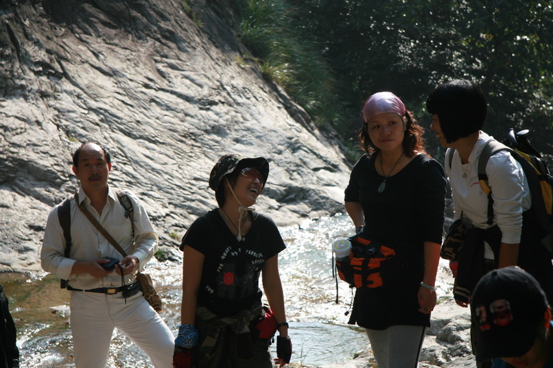 天台驴友俱乐部一周年重走九龙潭