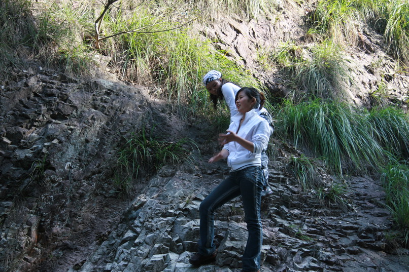 天台驴友俱乐部一周年重走九龙潭