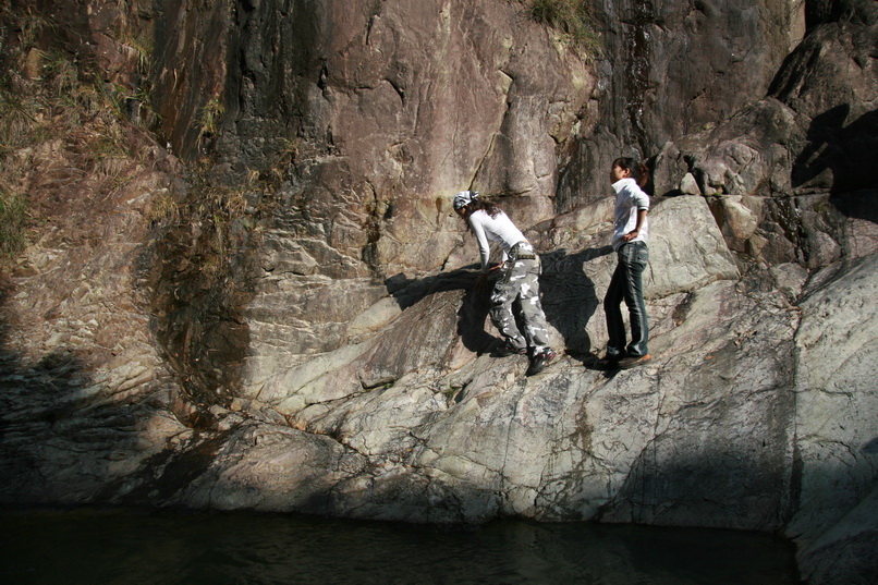 天台驴友俱乐部一周年重走九龙潭