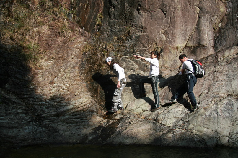 天台驴友俱乐部一周年重走九龙潭