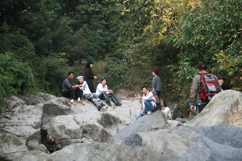 天台驴友俱乐部一周年重走九龙潭