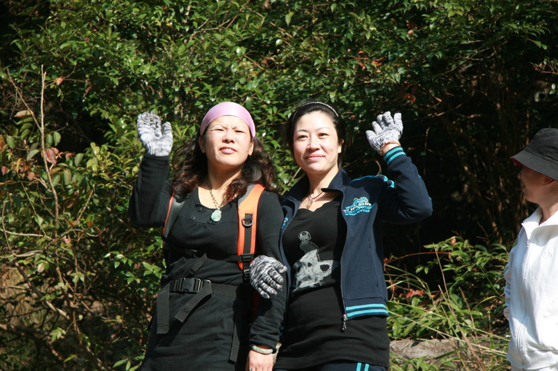 天台驴友俱乐部一周年重走九龙潭