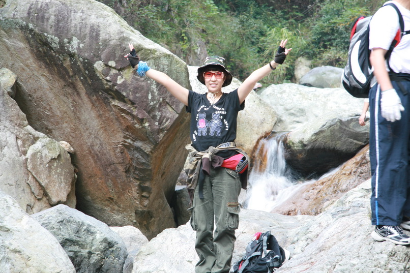 天台驴友俱乐部一周年重走九龙潭