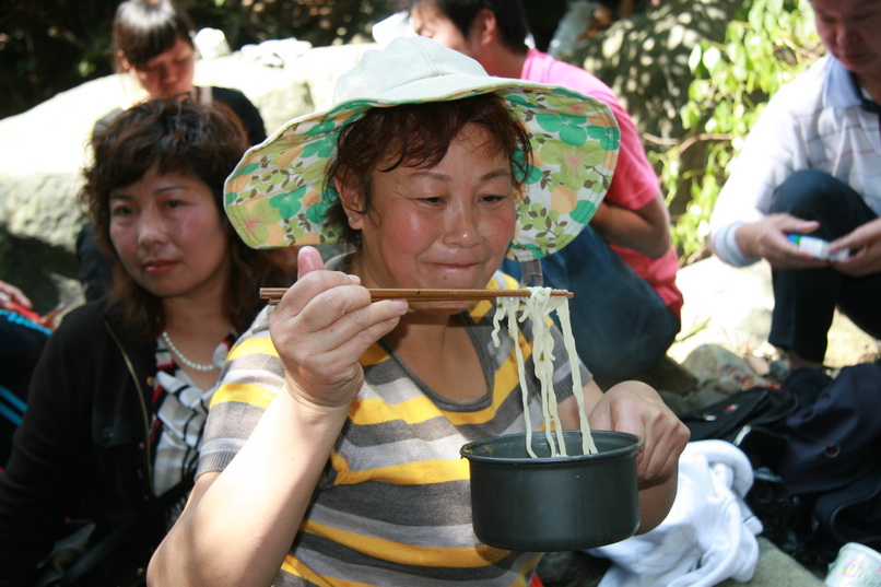 天台驴友俱乐部一周年重走九龙潭