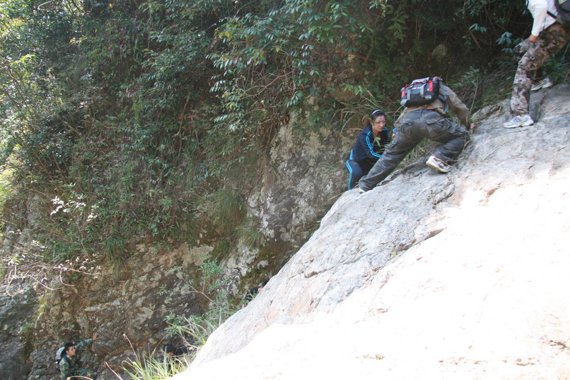 天台驴友俱乐部一周年重走九龙潭