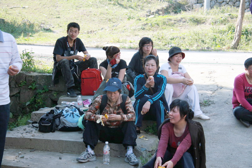 天台驴友俱乐部一周年重走九龙潭