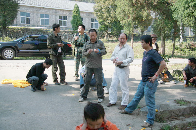 天台驴友俱乐部一周年重走九龙潭