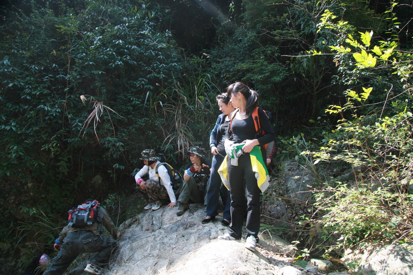 天台驴友俱乐部一周年重走九龙潭