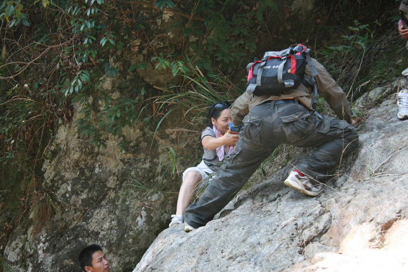 天台驴友俱乐部一周年重走九龙潭