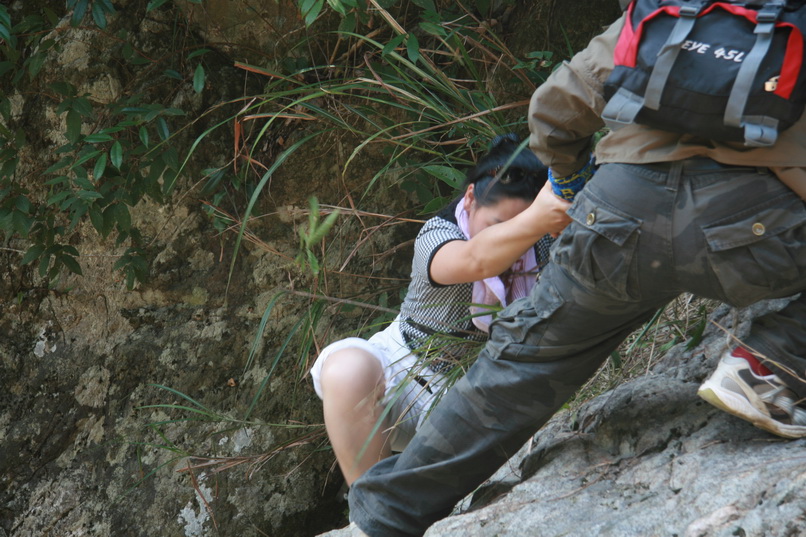 天台驴友俱乐部一周年重走九龙潭