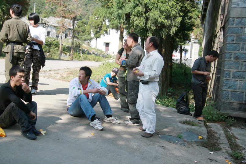 天台驴友俱乐部一周年重走九龙潭
