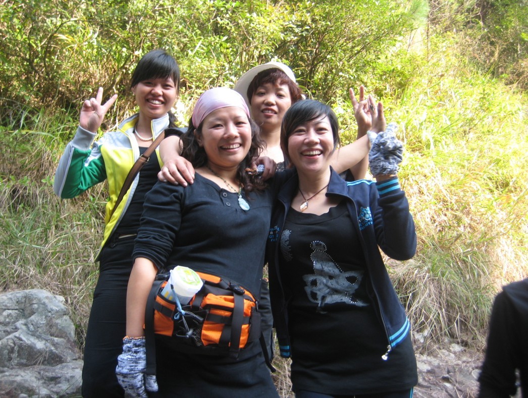天台驴友俱乐部一周年重走九龙潭