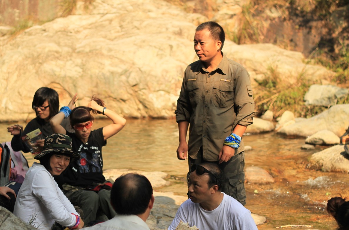 天台驴友俱乐部一周年重走九龙潭