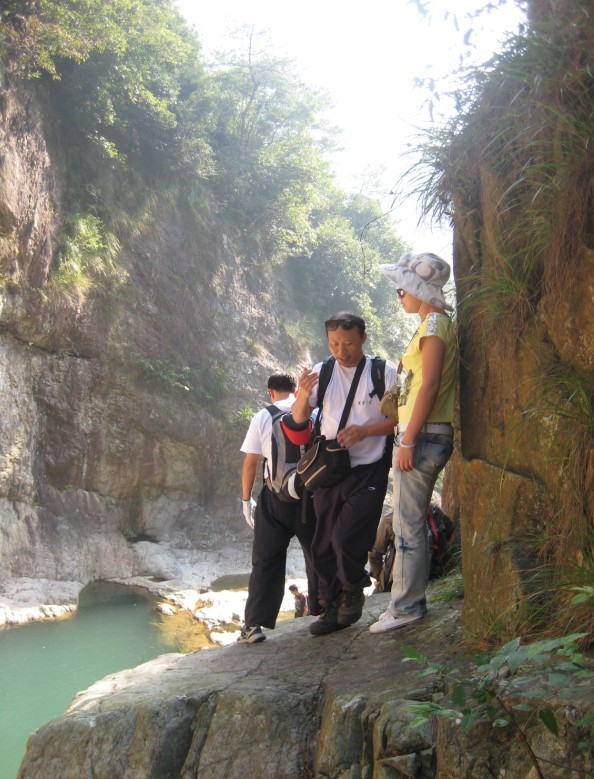 天台驴友俱乐部一周年重走九龙潭
