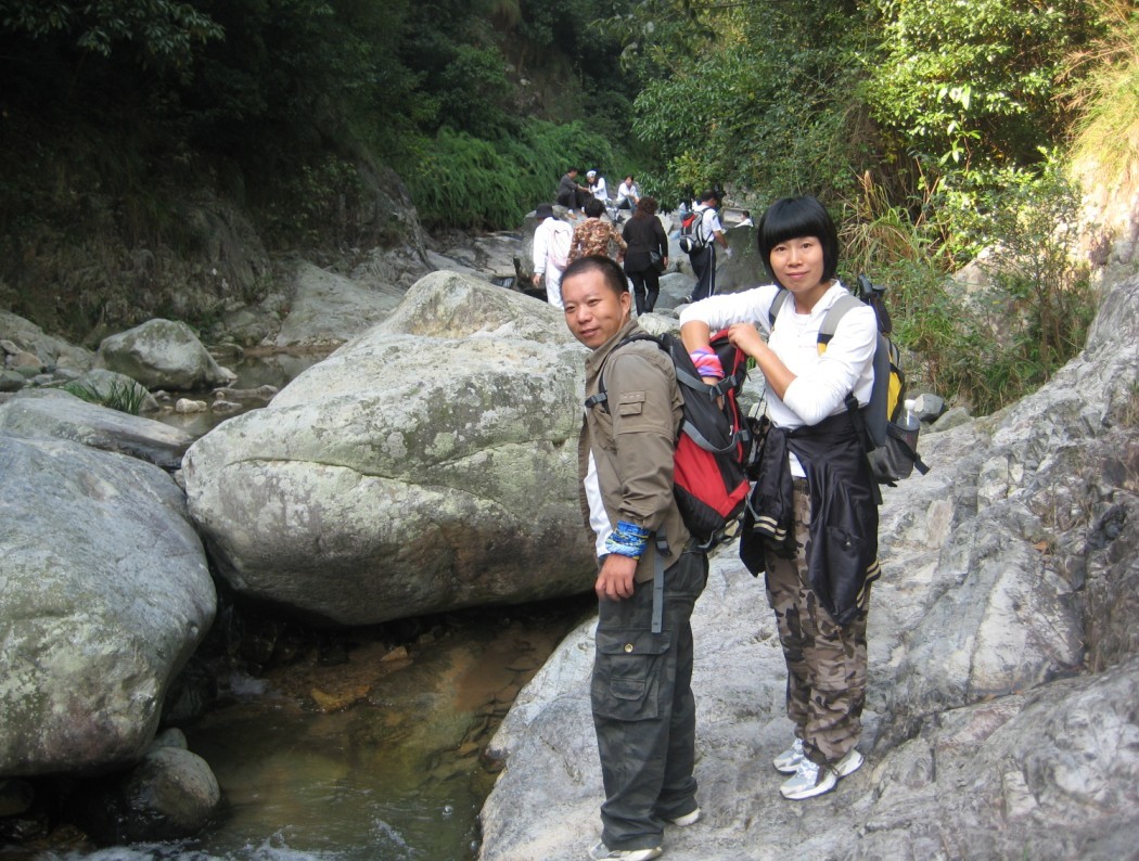 天台驴友俱乐部一周年重走九龙潭