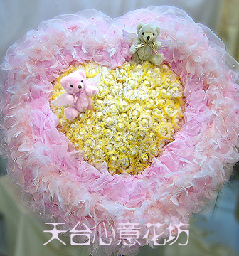 女孩最爱巧克力花束