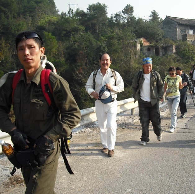 天台驴友俱乐部一周年重走九龙潭