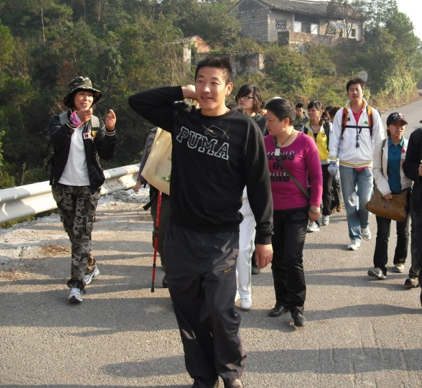 天台驴友俱乐部一周年重走九龙潭