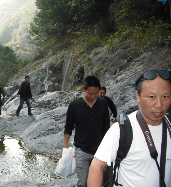 天台驴友俱乐部一周年重走九龙潭