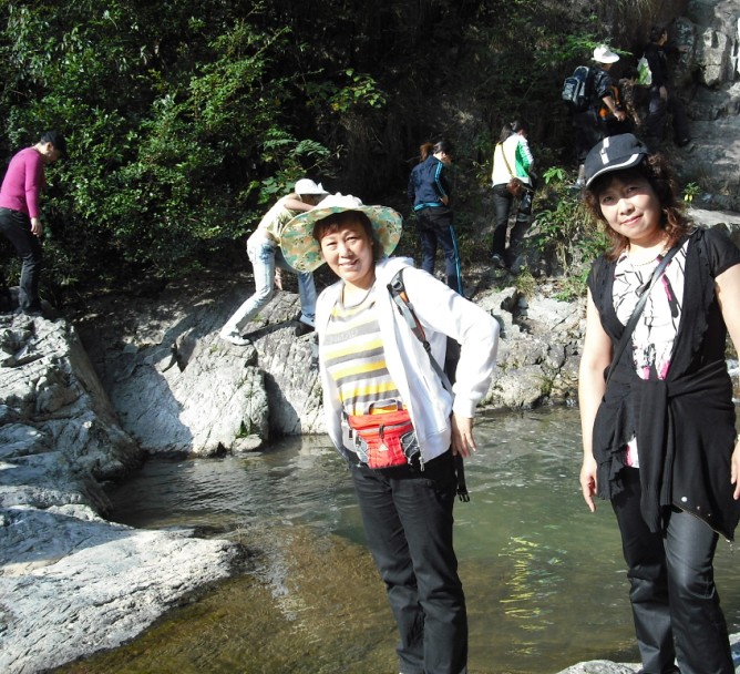 天台驴友俱乐部一周年重走九龙潭