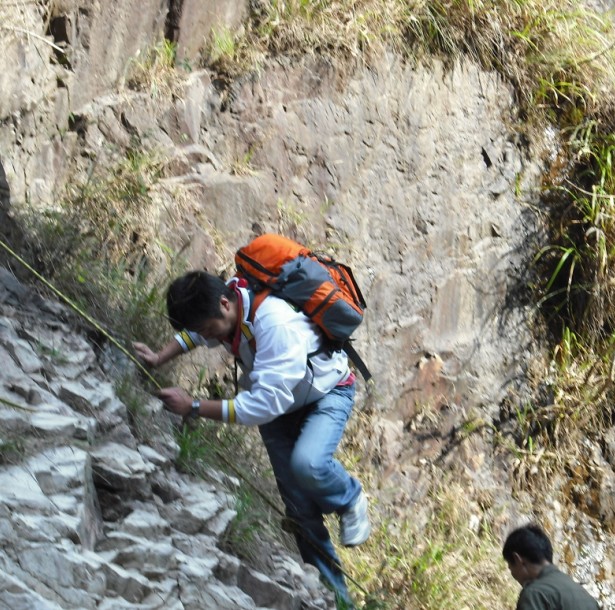 天台驴友俱乐部一周年重走九龙潭