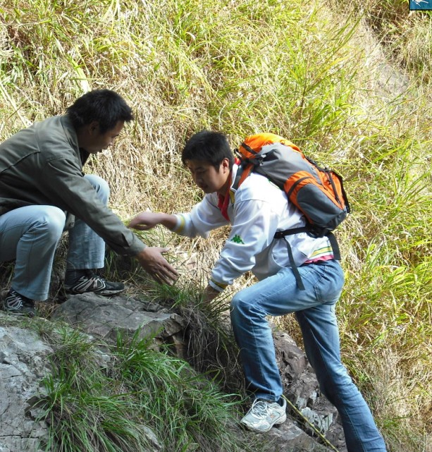 天台驴友俱乐部一周年重走九龙潭