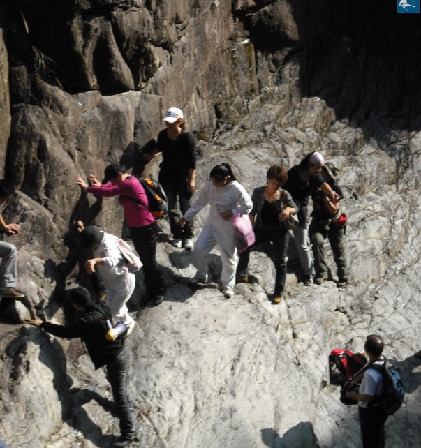 天台驴友俱乐部一周年重走九龙潭