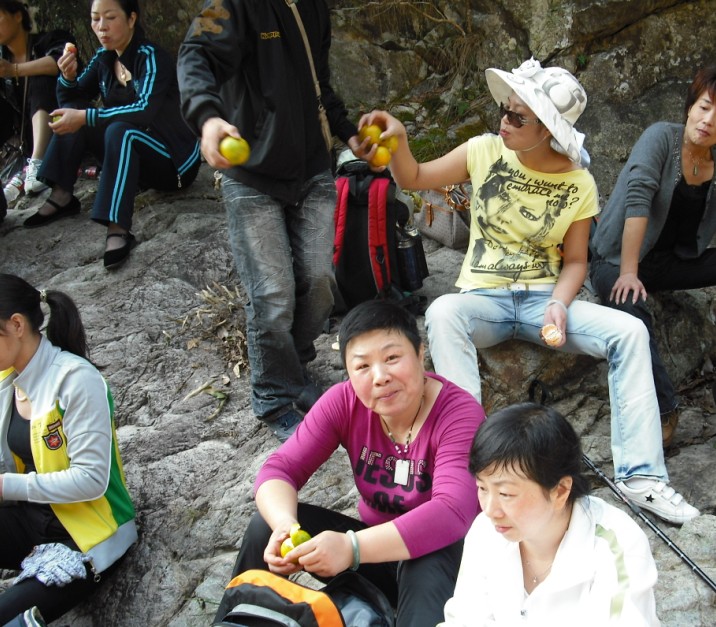 天台驴友俱乐部一周年重走九龙潭