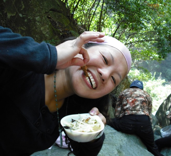 天台驴友俱乐部一周年重走九龙潭