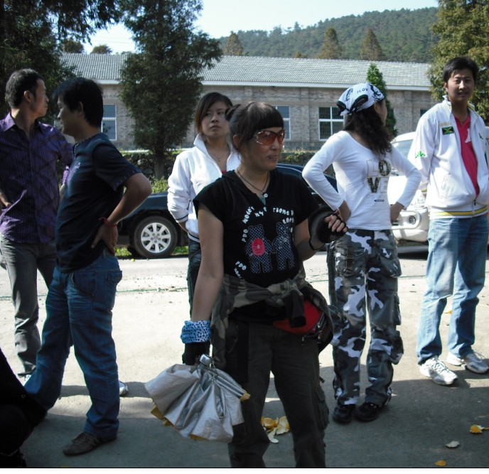 天台驴友俱乐部一周年重走九龙潭