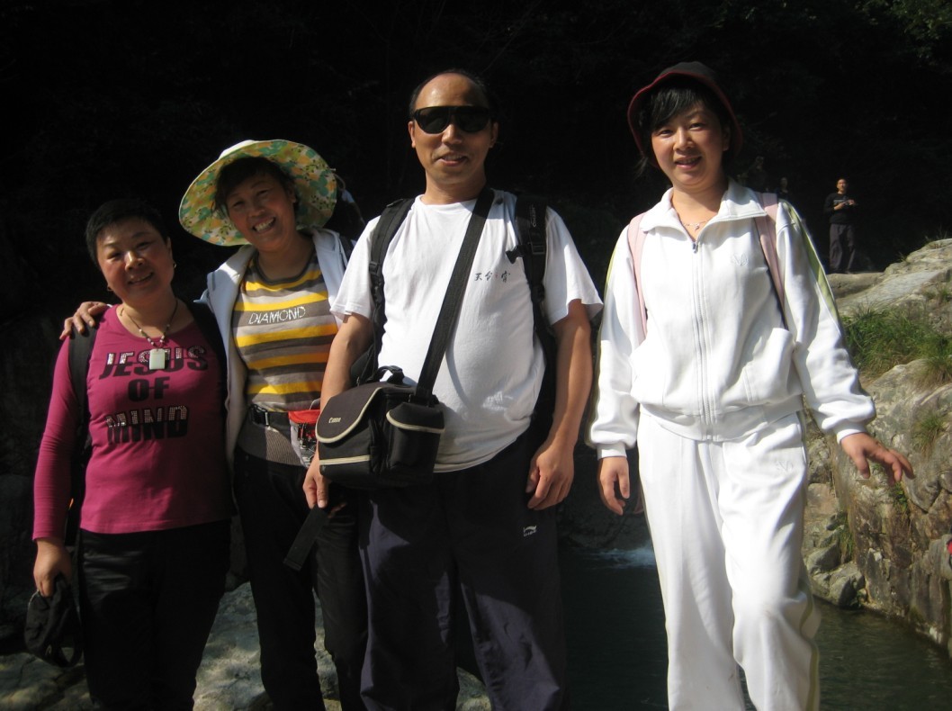 天台驴友俱乐部一周年重走九龙潭
