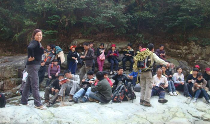 [天台驴友俱乐部]活动----牛年开驴.大柳溪