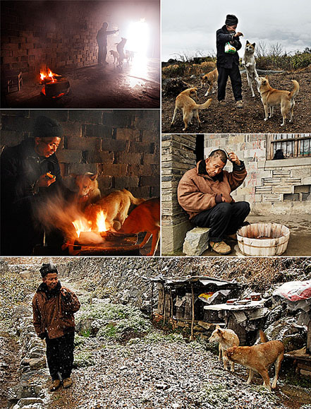 苍山顶的农民工生活（留守老人余贤才）