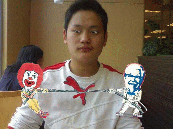 在网上看到一组很搞笑的组图，真TM把我笑晕了。