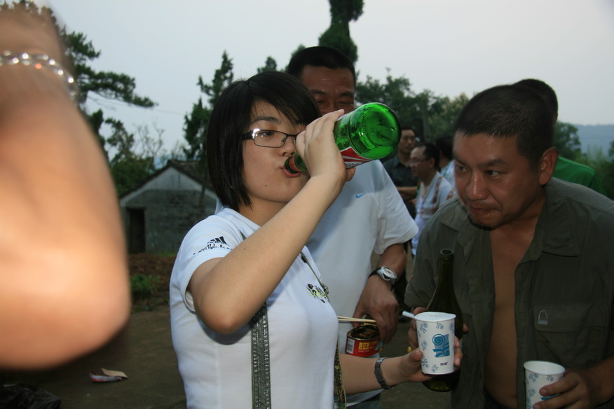 090613天台驴友俱乐部和乐清老狼户外俱乐部塔头寺联欢