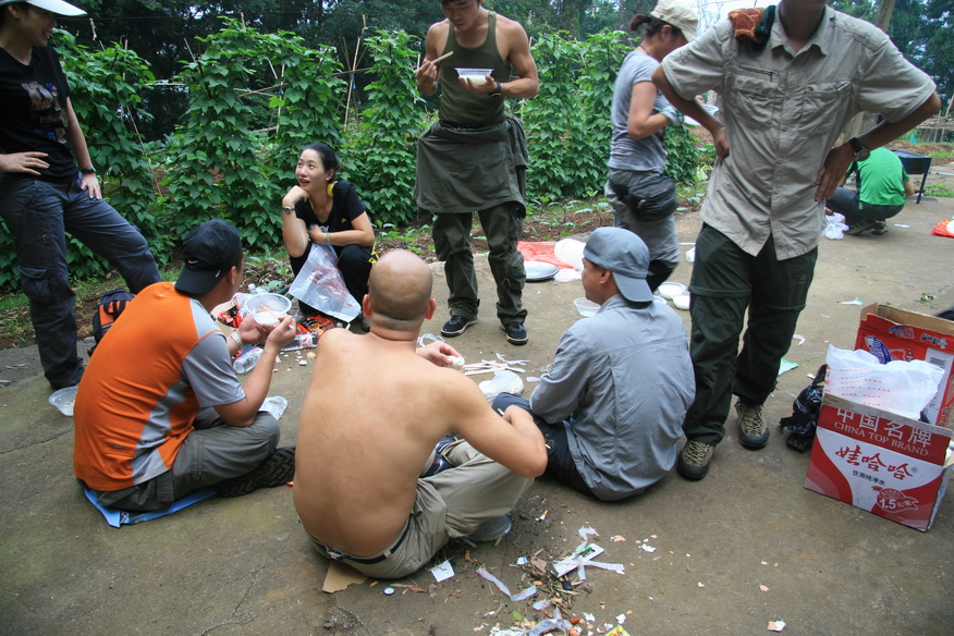 090613天台驴友俱乐部和乐清老狼户外俱乐部塔头寺联欢