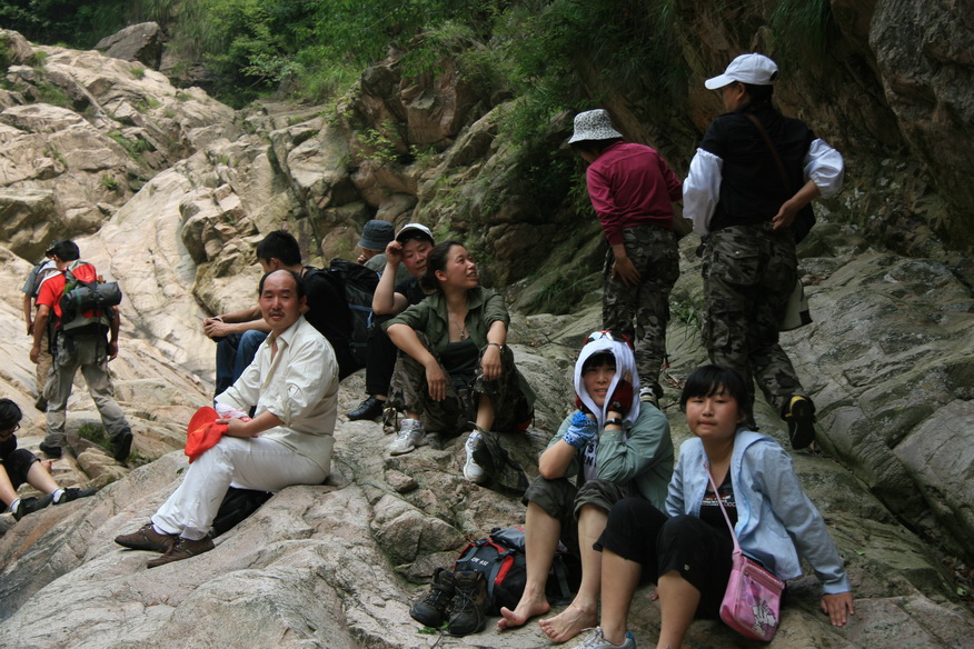 090613天台驴友俱乐部和乐清老狼户外俱乐部塔头寺联欢及螺溪钓艇徒步