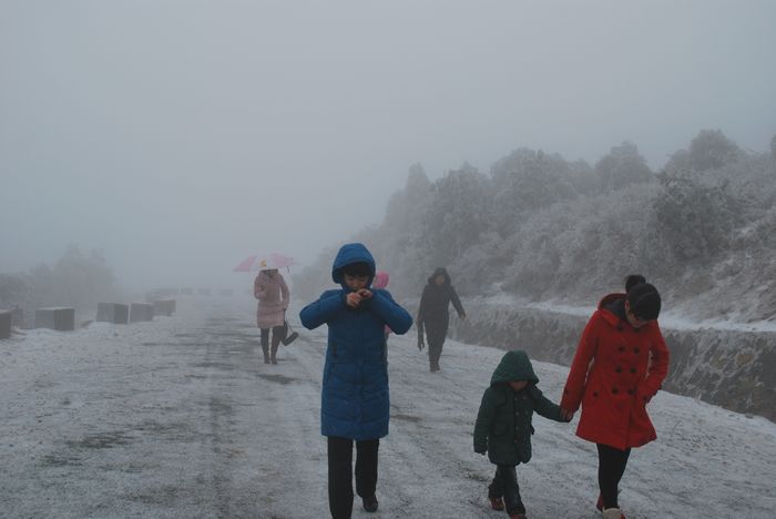 2010年春节苍山顶