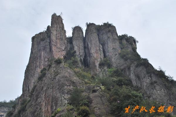 探行仙居景星岩南段山脊