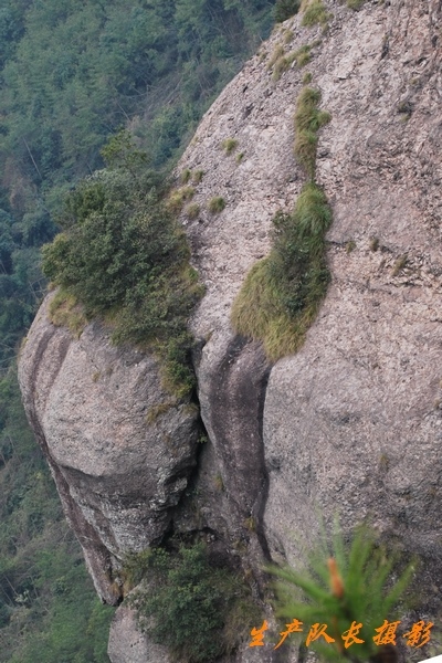 探行仙居景星岩南段山脊