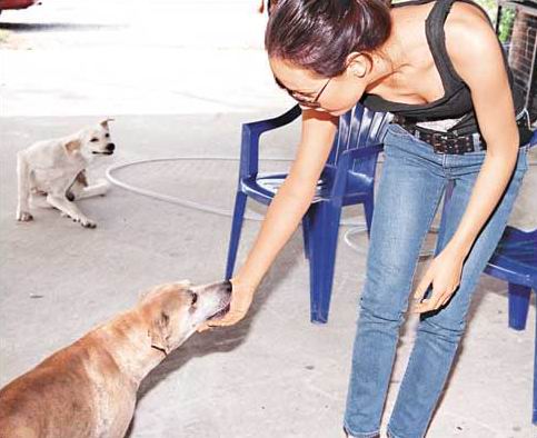 Maggie Q家居走光照.jpg