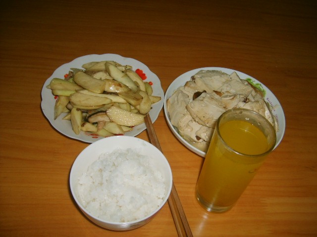 下班回家做的晚饭