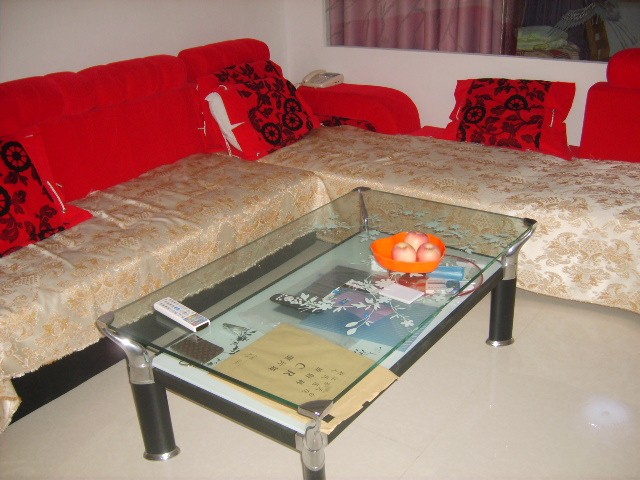 饭后打扫的客厅