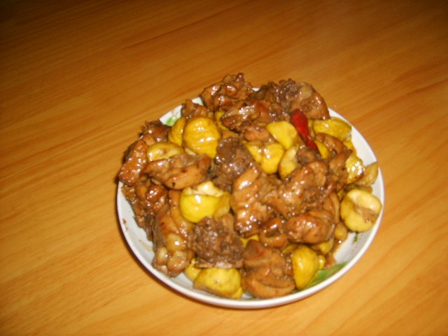 板栗鸡块